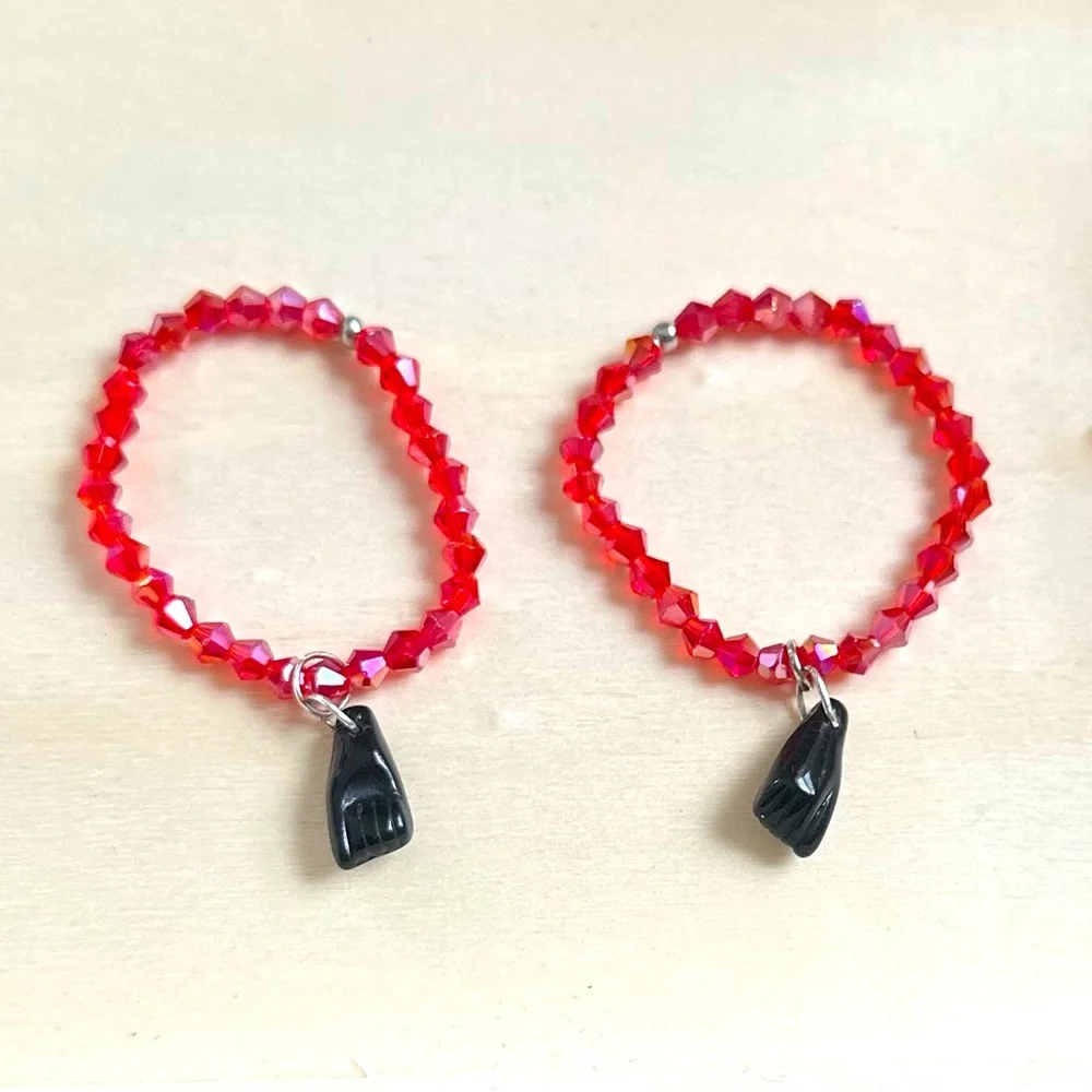 HandCrafted Mano Azabachè Baby Bracelet - Picture 2 of 4
